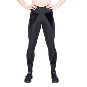 Avia activewear velour stripe leggings